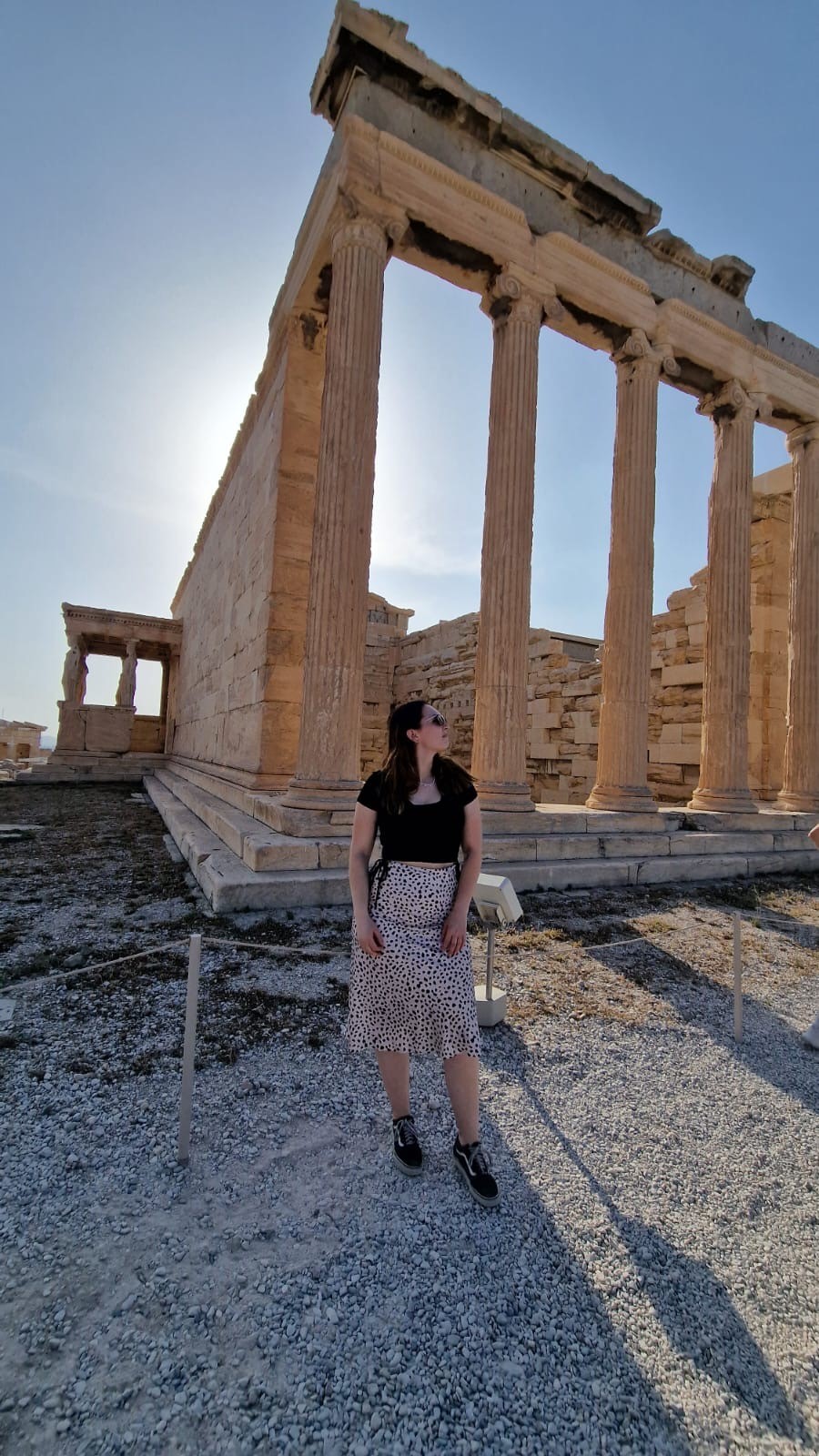 Ausbilderin Sarah in Athen